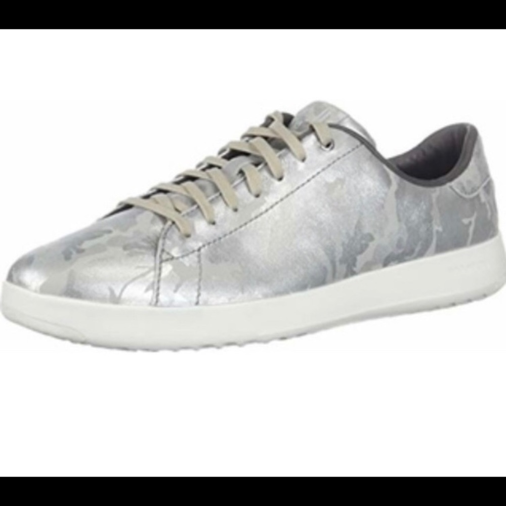 Silver Camo Cole Han Sneakers